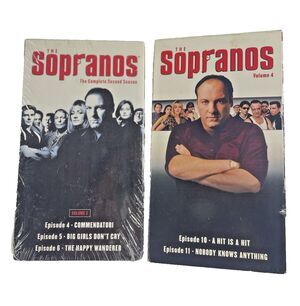 VHS BUNDLE - The Sopranos, Second Season UnOpened, Volume 4 Episode 10-11 Open